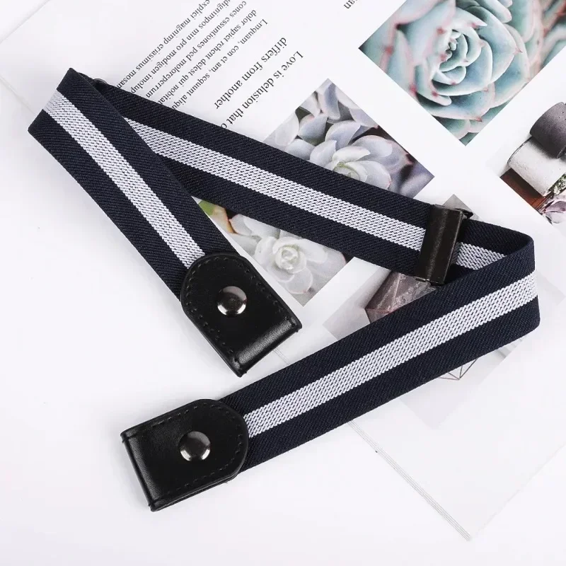 2024 Canvas Adjustable Elastic Waist Band Invisible Belt Buckle-Free Belts for Women Men Jean Pants Dress No Buckle Easy To Wear - Image 6