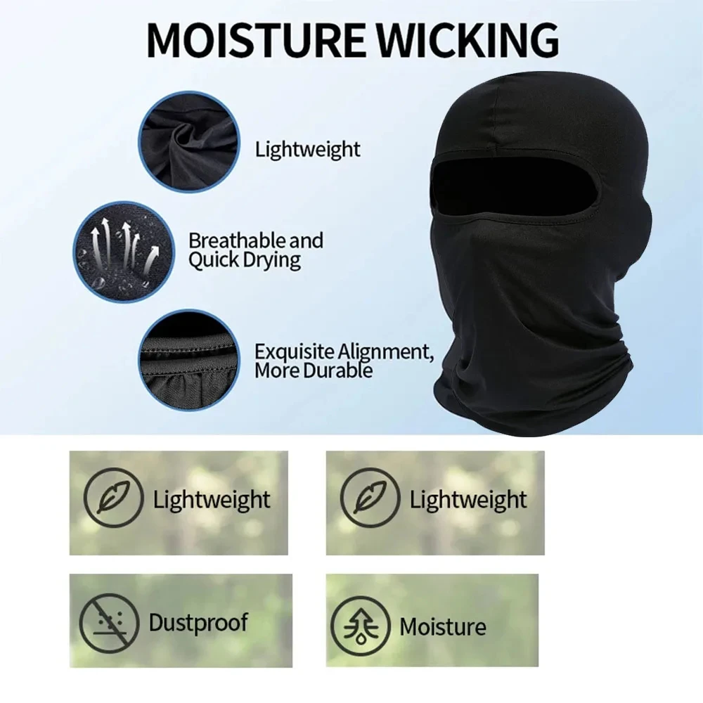 Men Bicycle Balaclava Full Face Mask Hiking Cycling Windproof Breathable Sun Protection Hat Motorcycle Helmet Liner Hat - Image 4