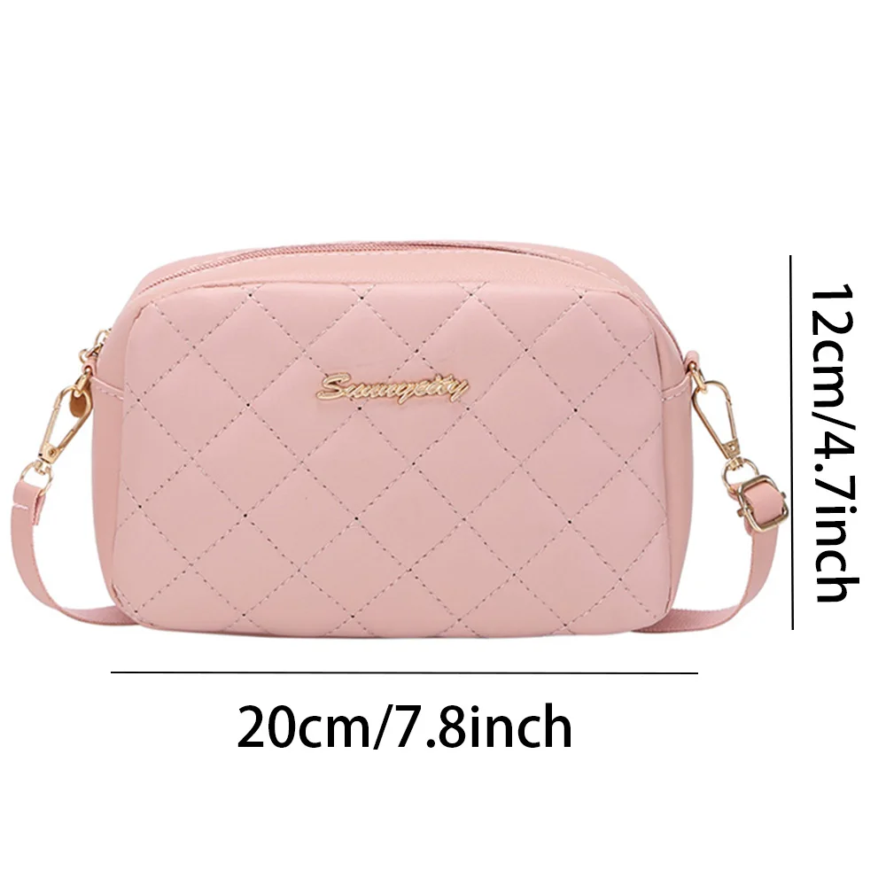 2024 Tassel Small Messenger Bag For Women Trend Lingge Embroidery Camera Female Shoulder Bag Fashion Chain Ladies Crossbody Bags - Image 6