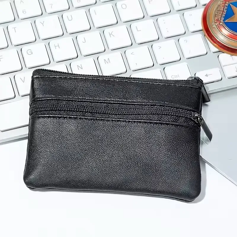 Women Men Coin Purse Men Small Bag Wallet Change Purses Zipper Money Bags Children Mini Wallets Leather Key Holder carteira - Image 2