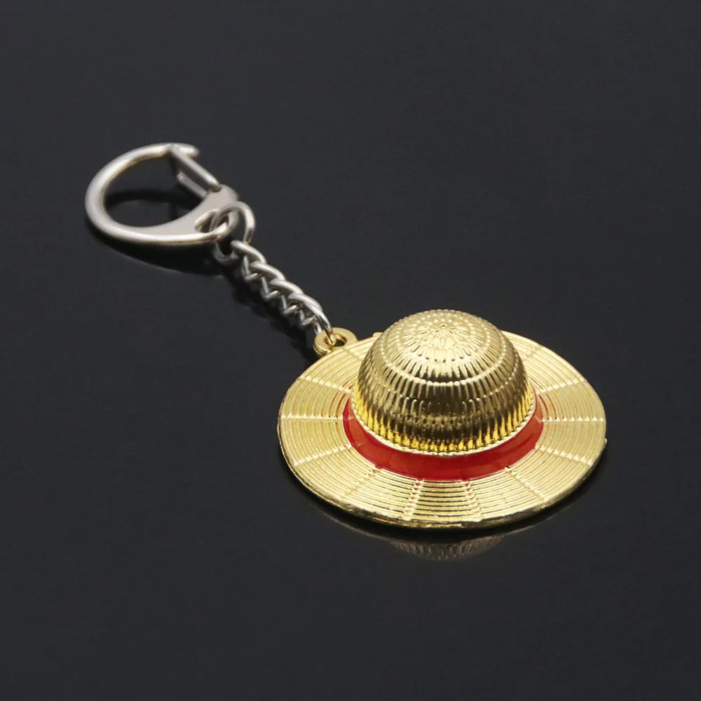 Classic Anime Keychain Straw Hat Pendant Metal Key Chains For Fans Cosplay Keyrings Accessories Jewelry - Image 5